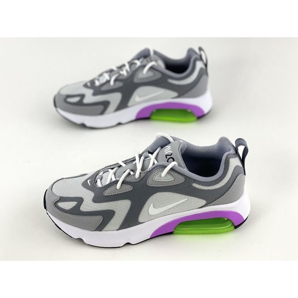 Nike Air Max 200 Gray Purple Women's Size 8 Sneakers Shoes Platinum AT6175-002 - Picture 3 of 12